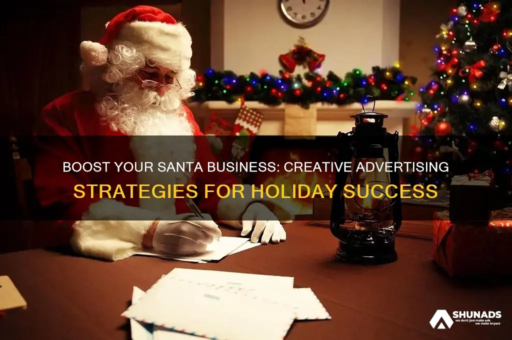 how to advertise santa business