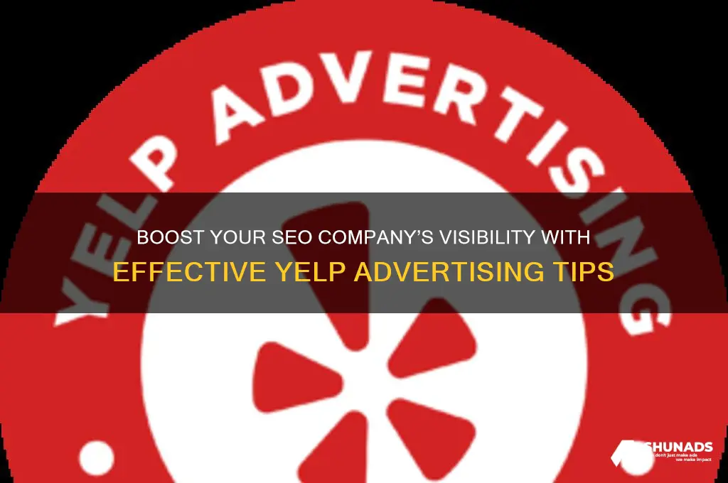 how to advertise seo company on yelp