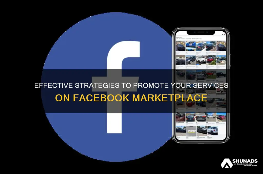 how to advertise services on facebook marketplace