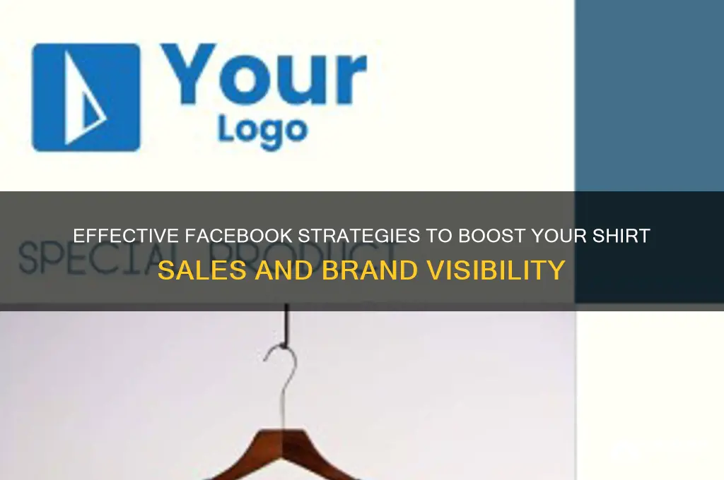 how to advertise shirts on facebook