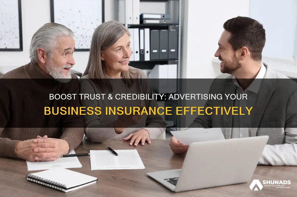 how to advertise that your business is insured
