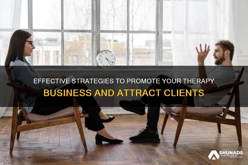 how to advertise therapy business