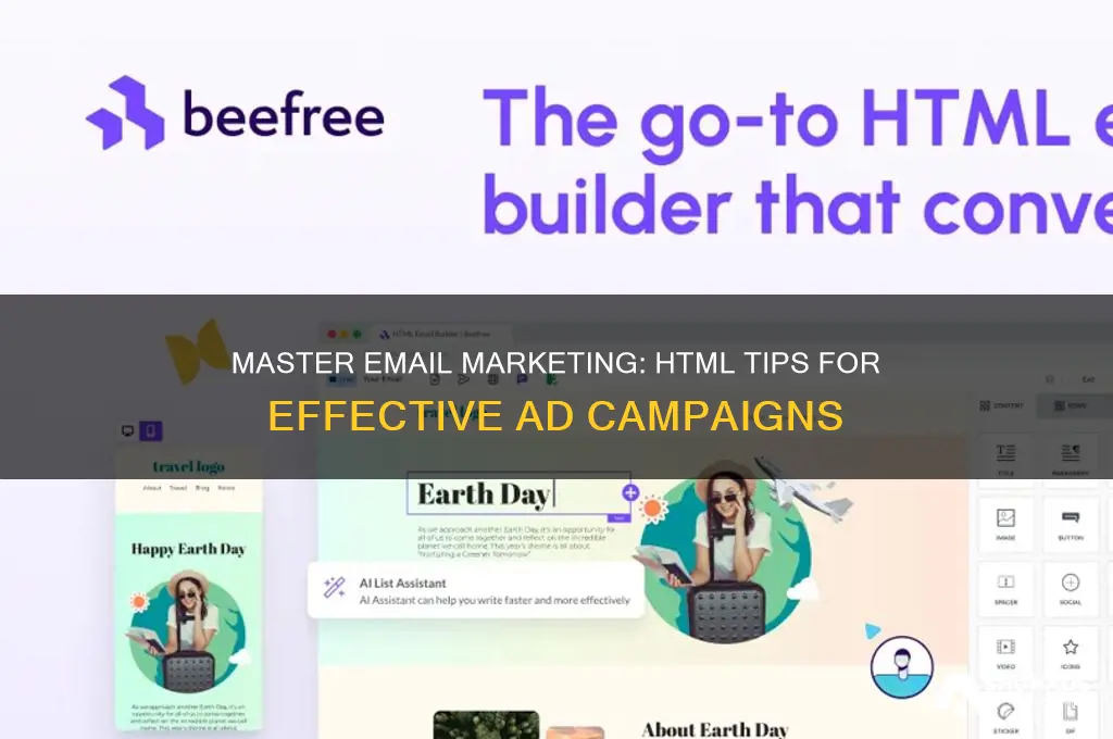 how to advertise through email using html