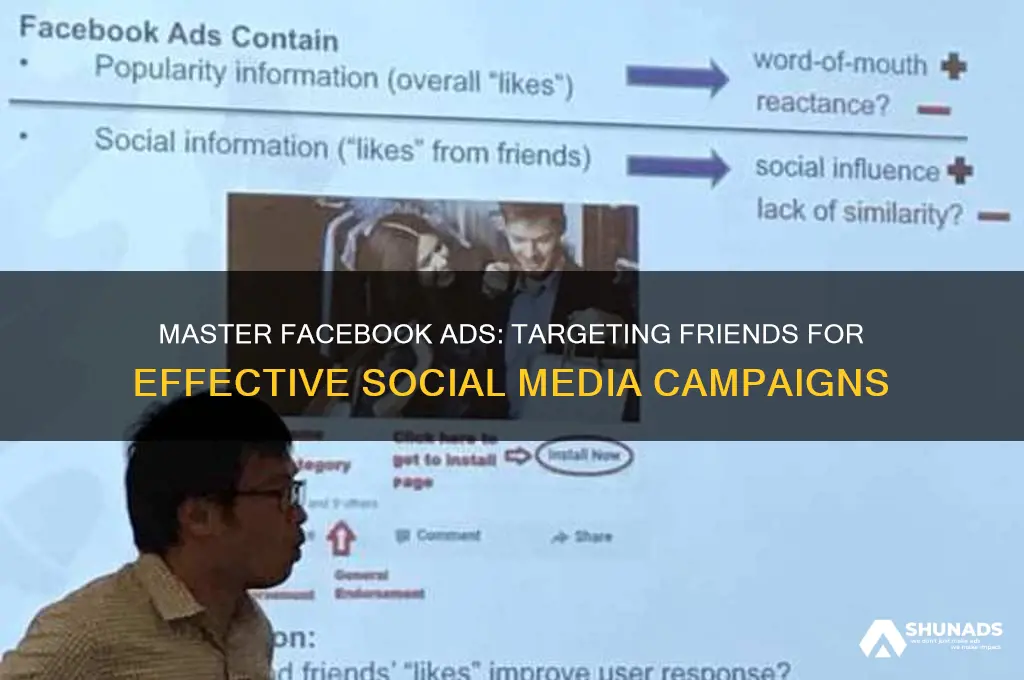 how to advertise to friends on facebook