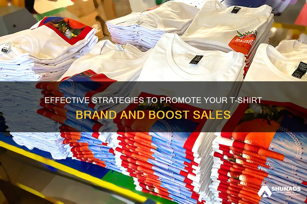 how to advertise tshirt company