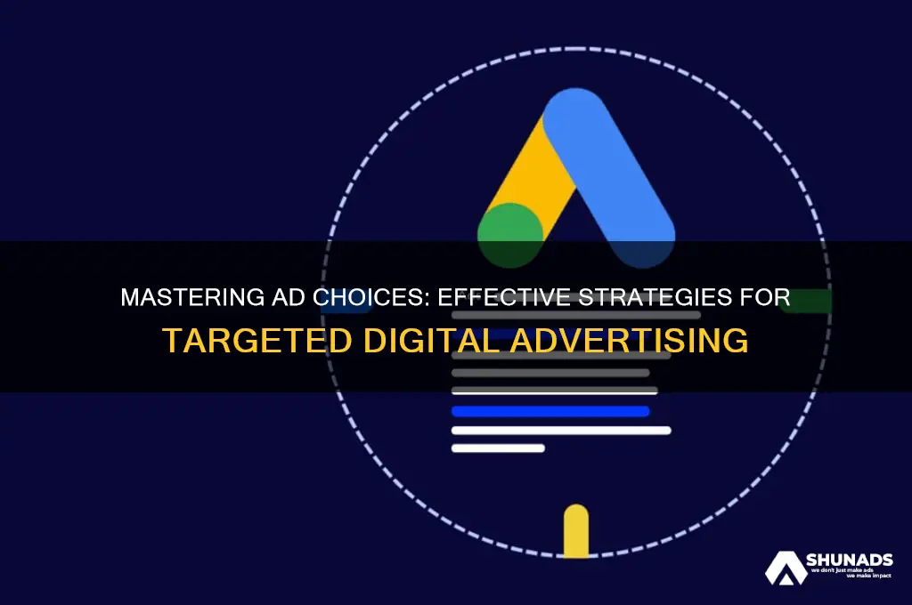 how to advertise using ad choices