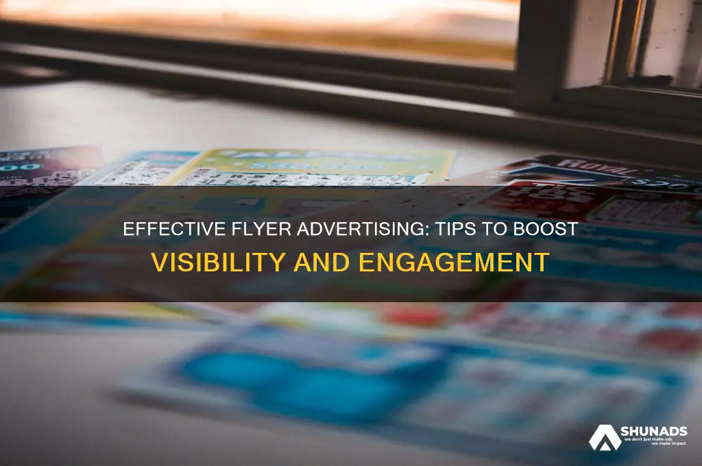 how to advertise using flyers