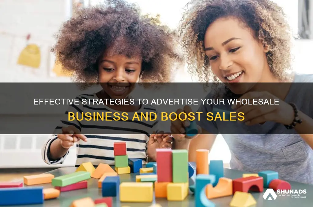 how to advertise wholesale business