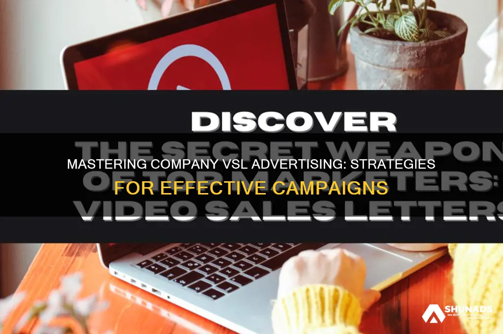 how to advertise with a company vsl