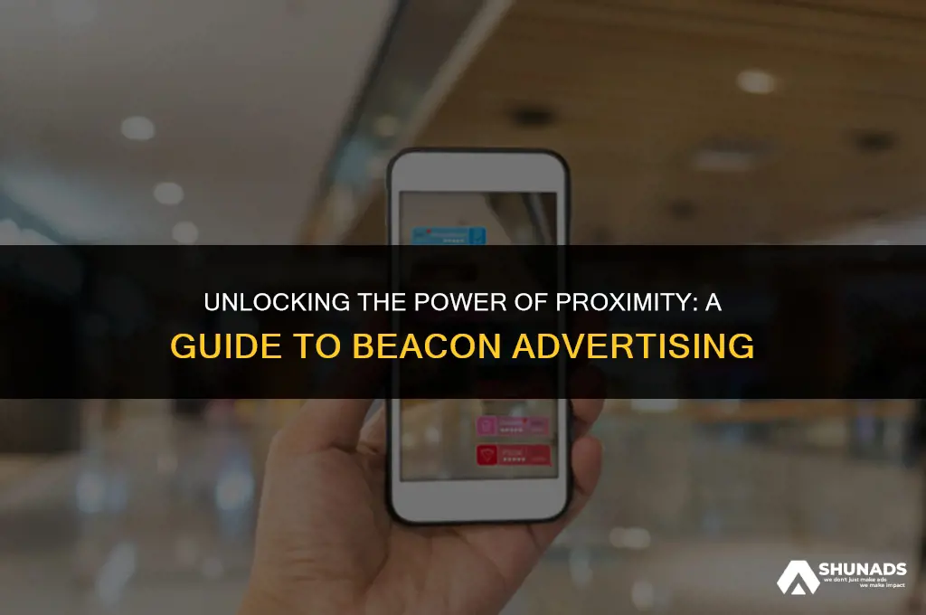 how to advertise with beacons