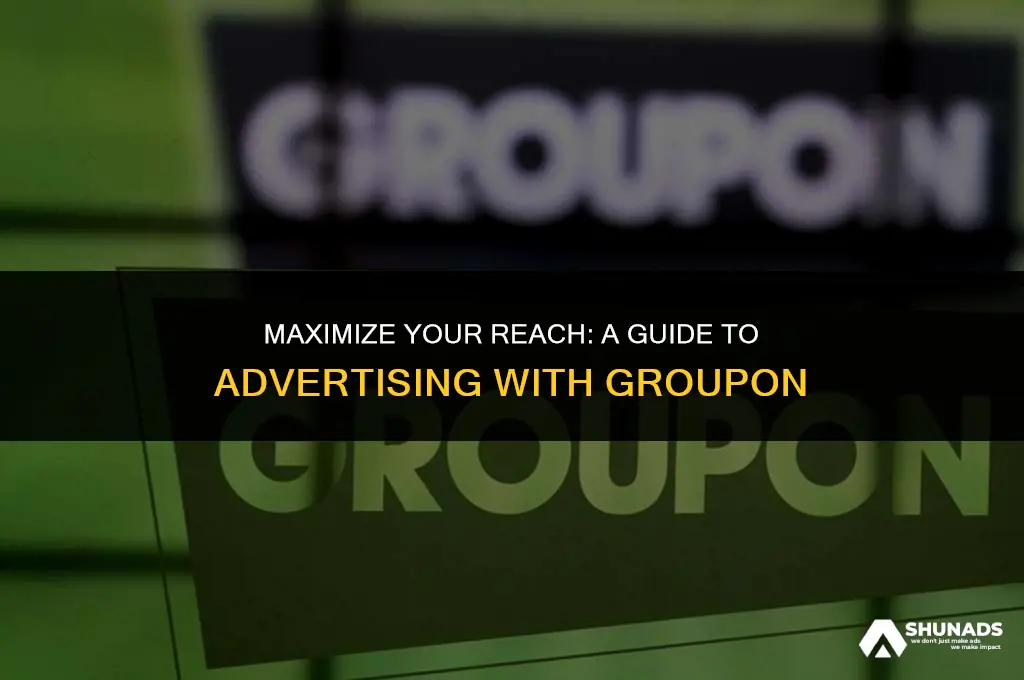 how to advertise with groupon