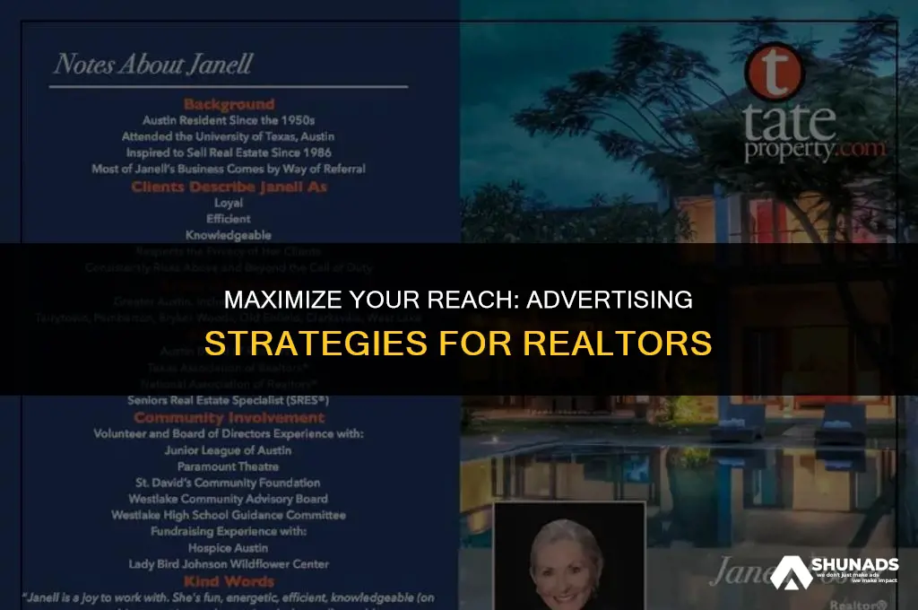 how to advertise with realtor