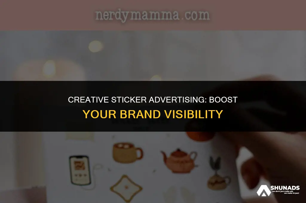how to advertise with stickers