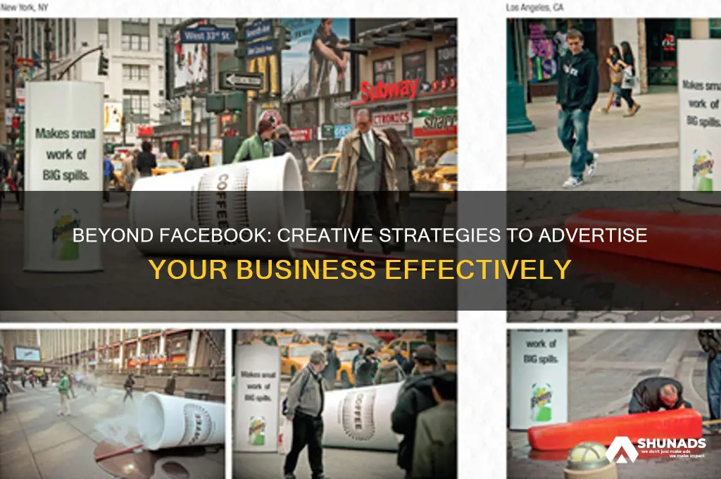 how to advertise without facebook
