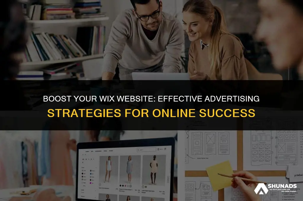 how to advertise wix website