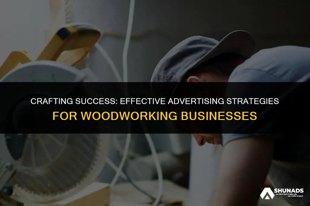 how to advertise woodworking
