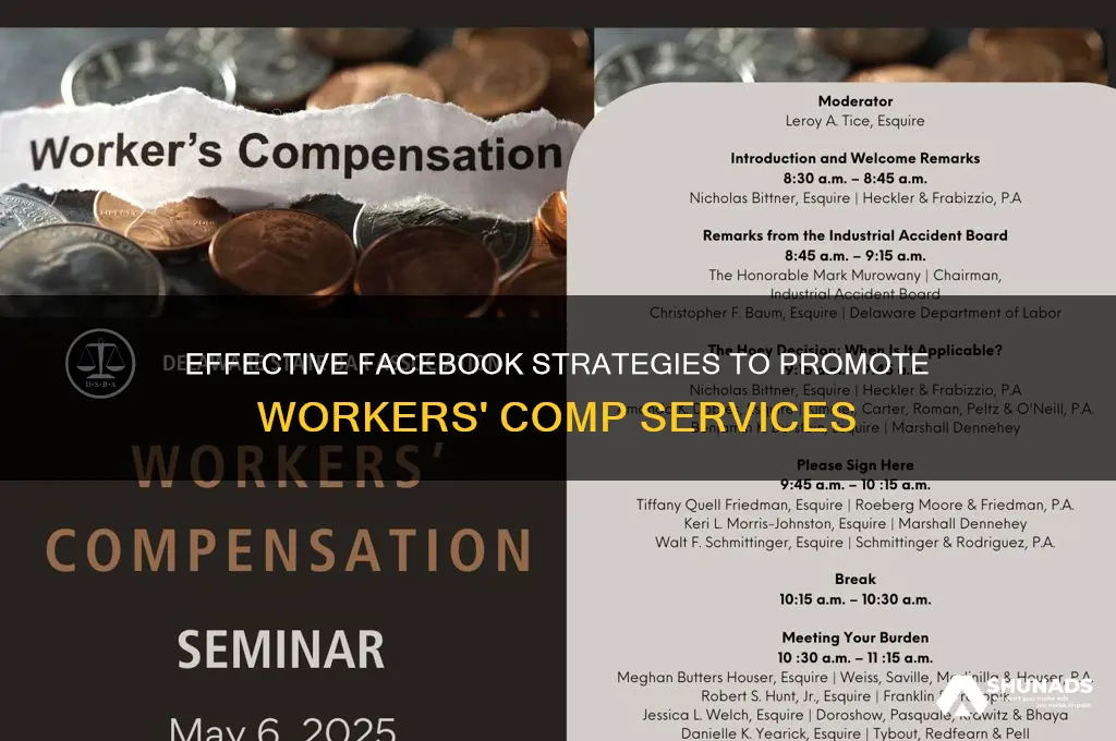 how to advertise workers comp on facebook