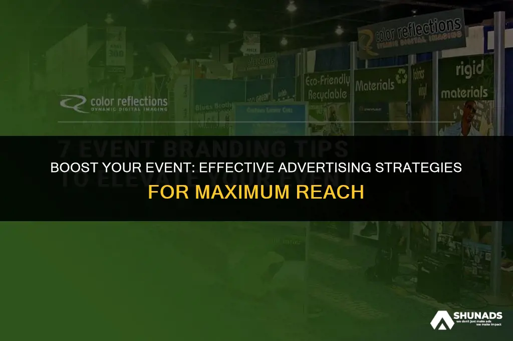 how to advertise you event