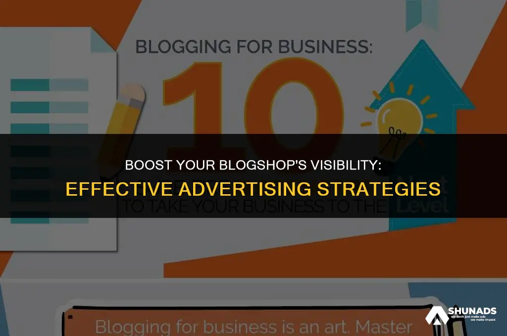 how to advertise your blogshop