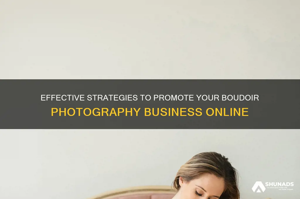 how to advertise your boudoir business