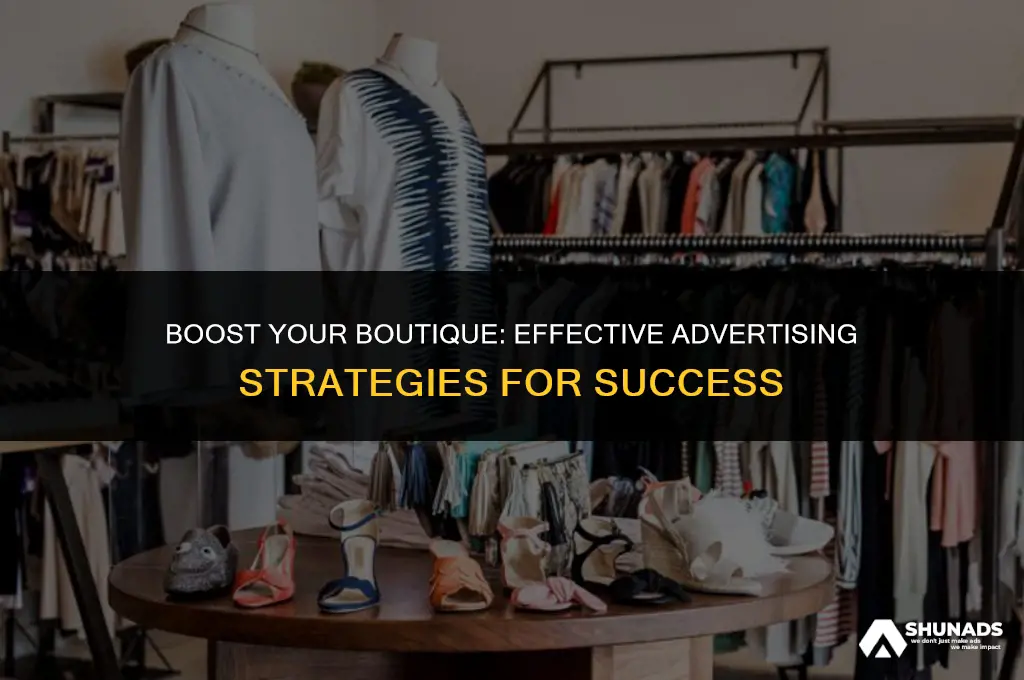 how to advertise your boutique