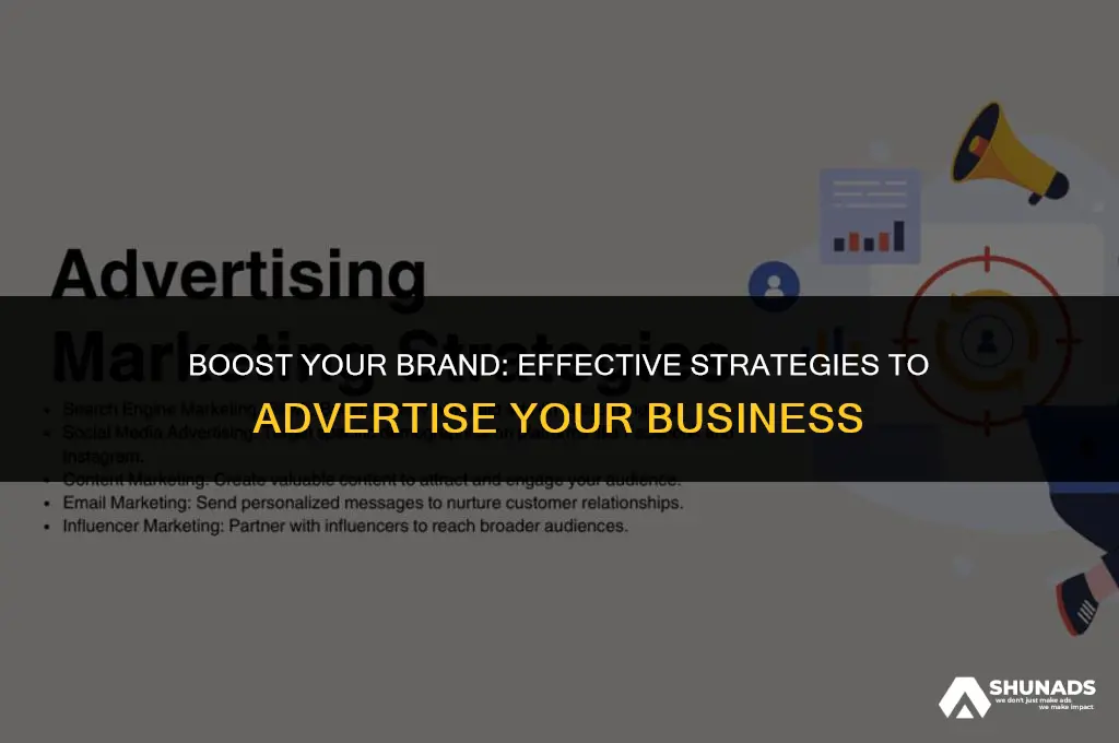 how to advertise your buisness