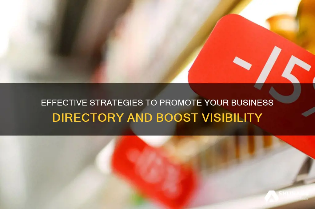 how to advertise your business directory