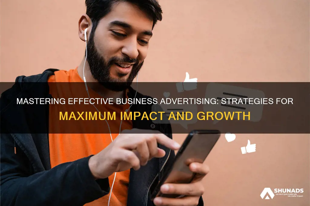 how to advertise your business effectively