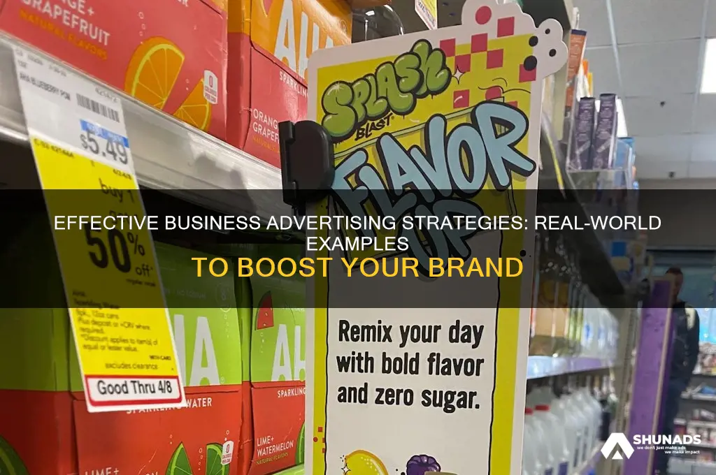 how to advertise your business examples
