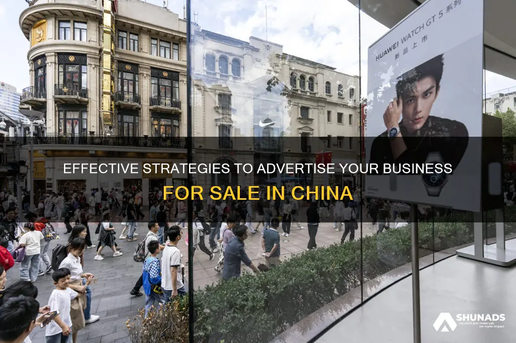 how to advertise your business for sale in china