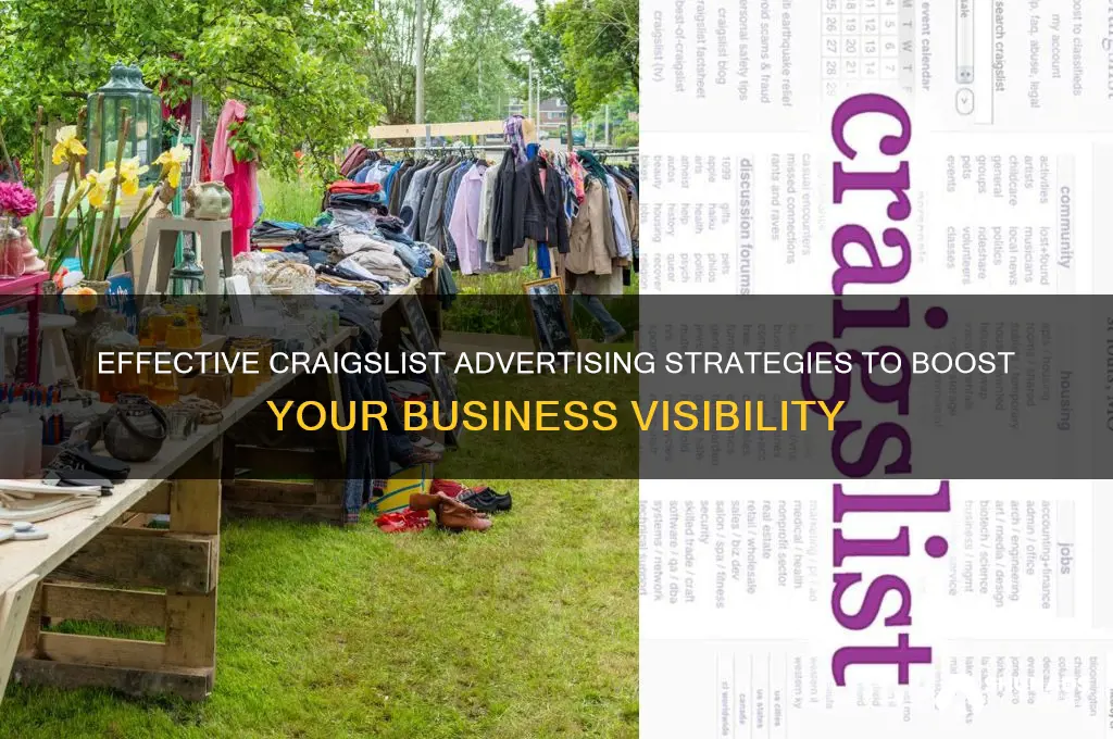 how to advertise your business on craigslist