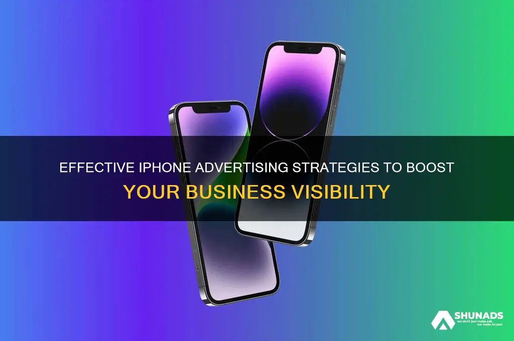 how to advertise your business on iphone