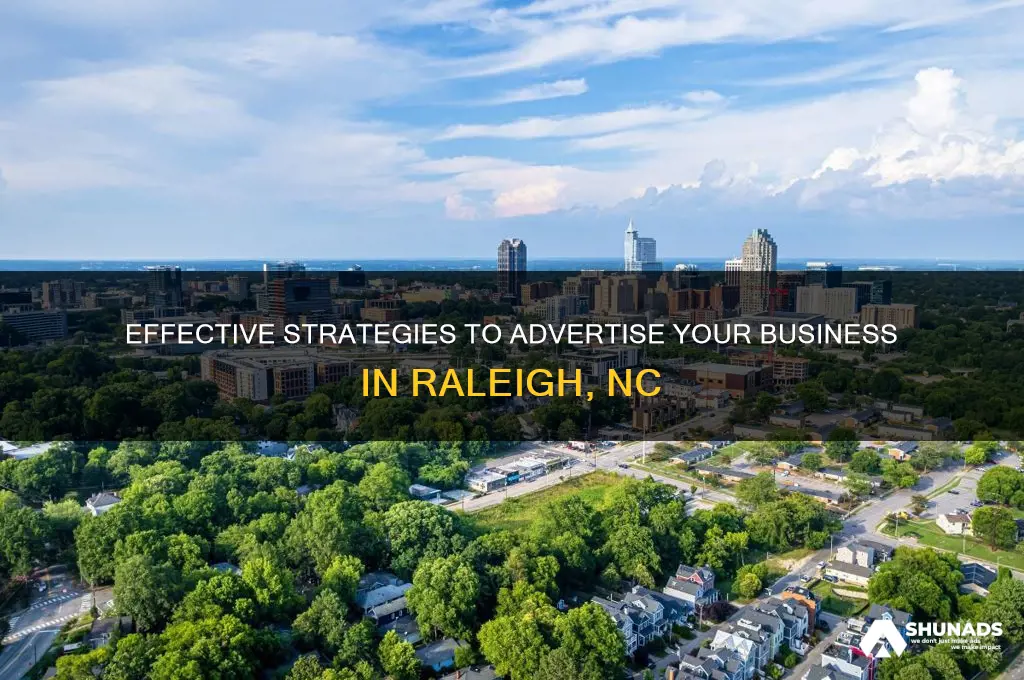 how to advertise your business on raleigh nc