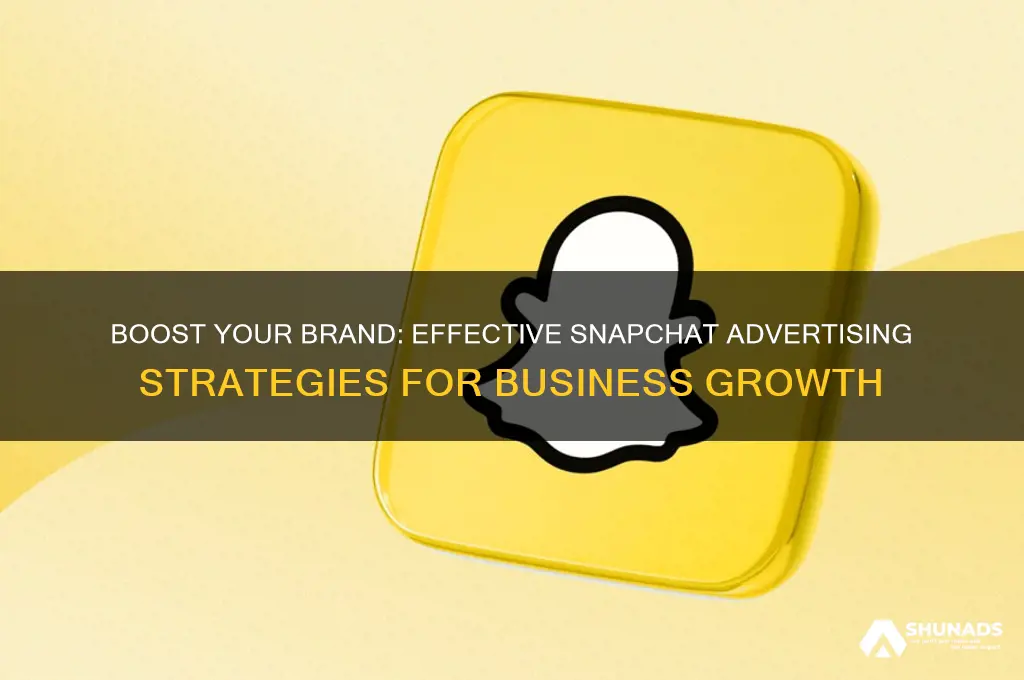 how to advertise your business on snapchat