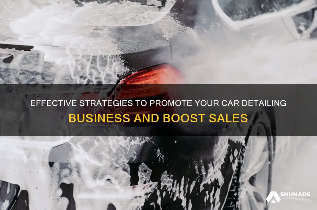 how to advertise your car detailing business