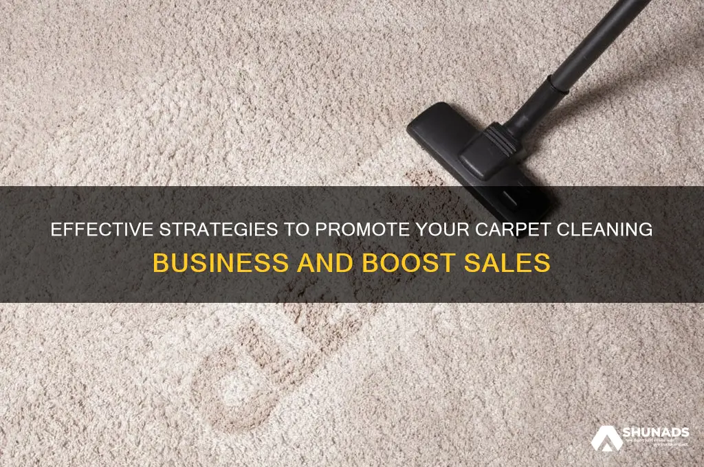 how to advertise your carpet cleaning business