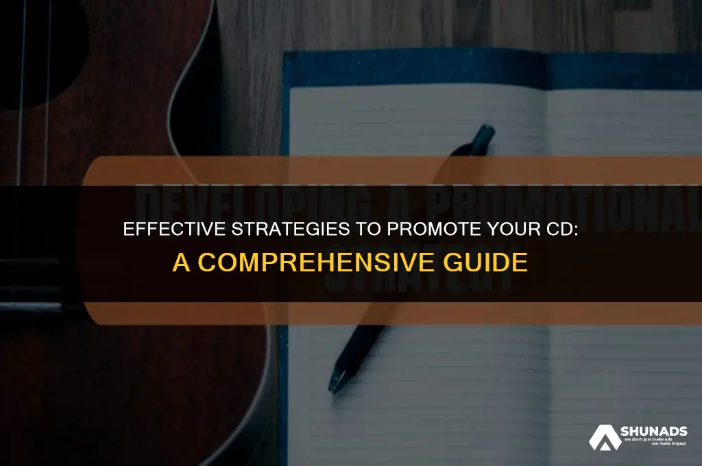 how to advertise your cd
