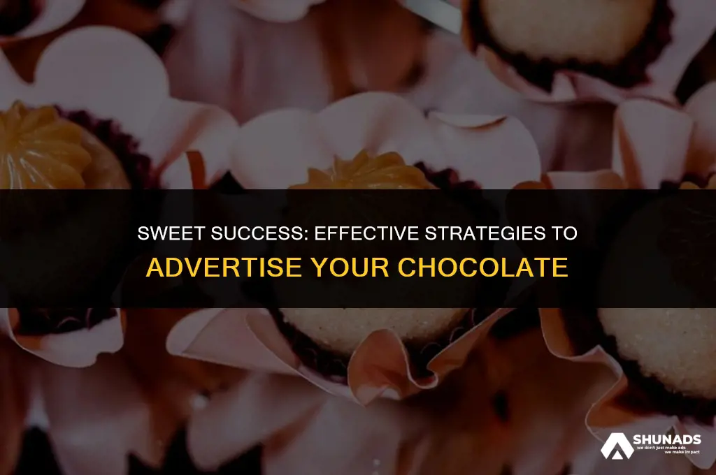 how to advertise your chocolate