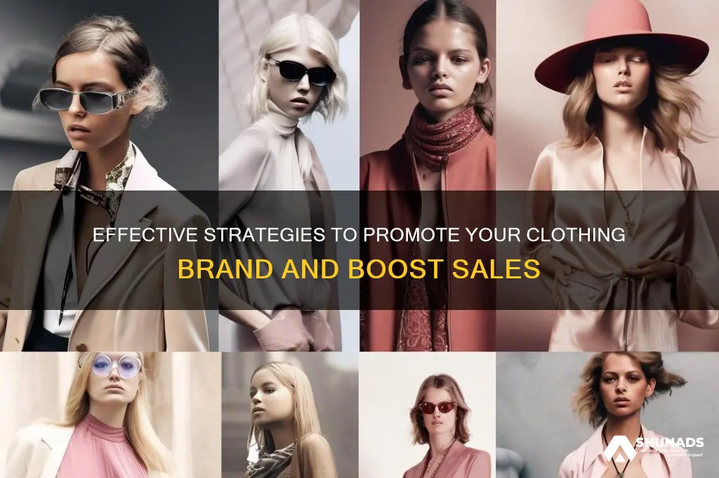 how to advertise your clothing business