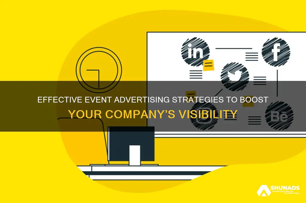 how to advertise your company at an event