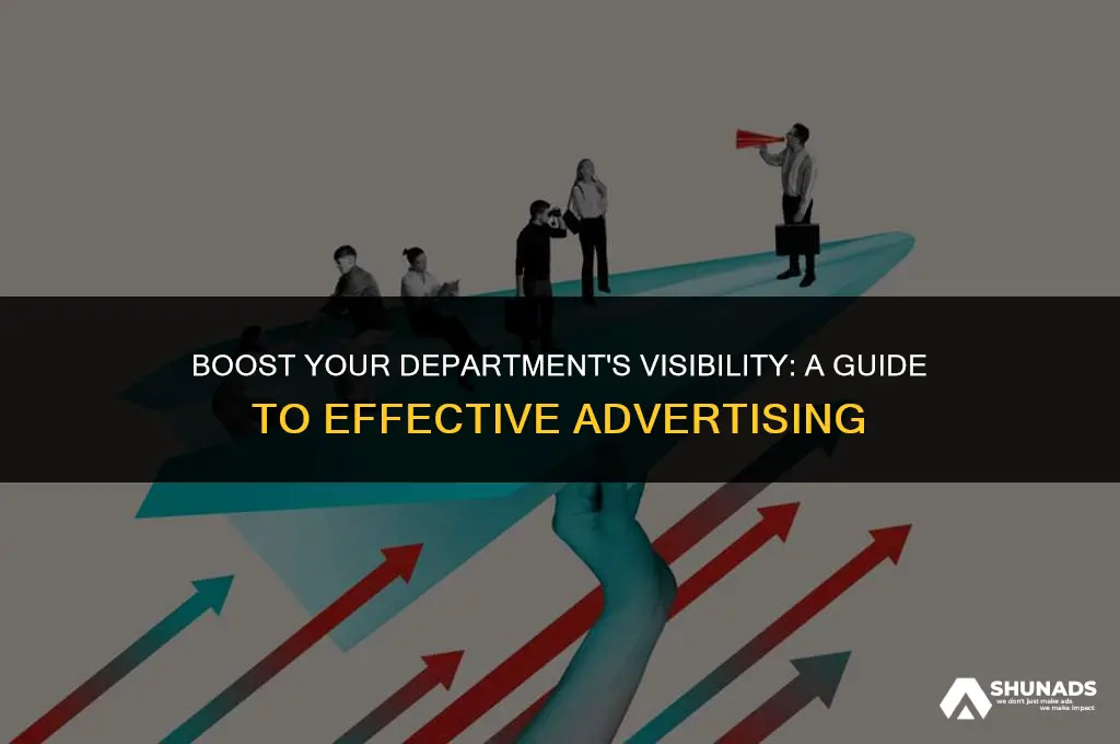 how to advertise your department