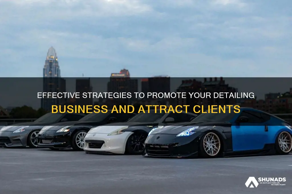 how to advertise your detailing business