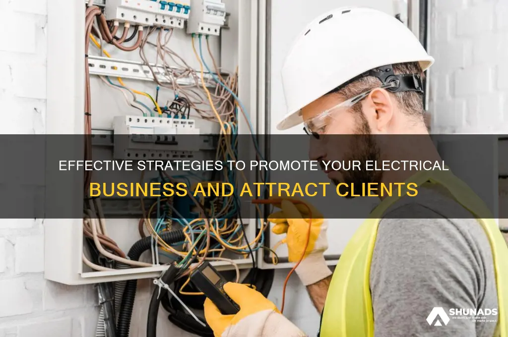 how to advertise your electrical business
