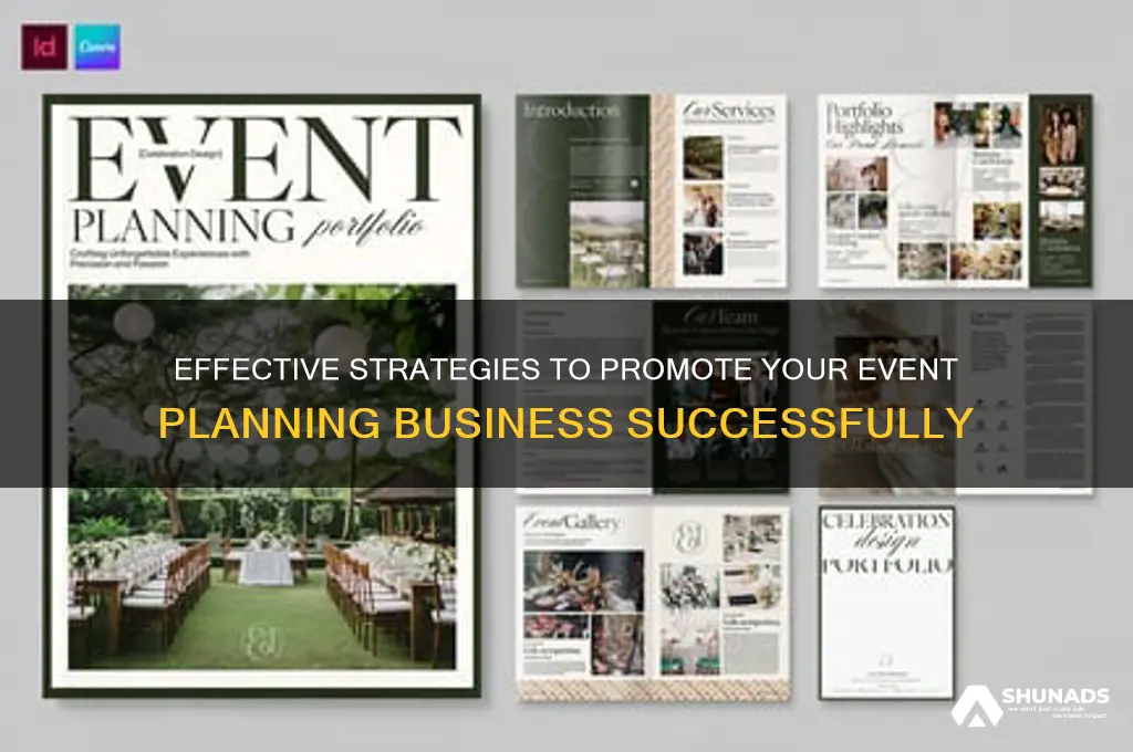 how to advertise your event planning business