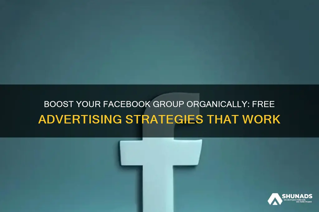 how to advertise your facebook group for free