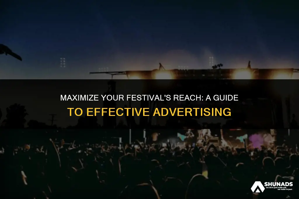 how to advertise your festival