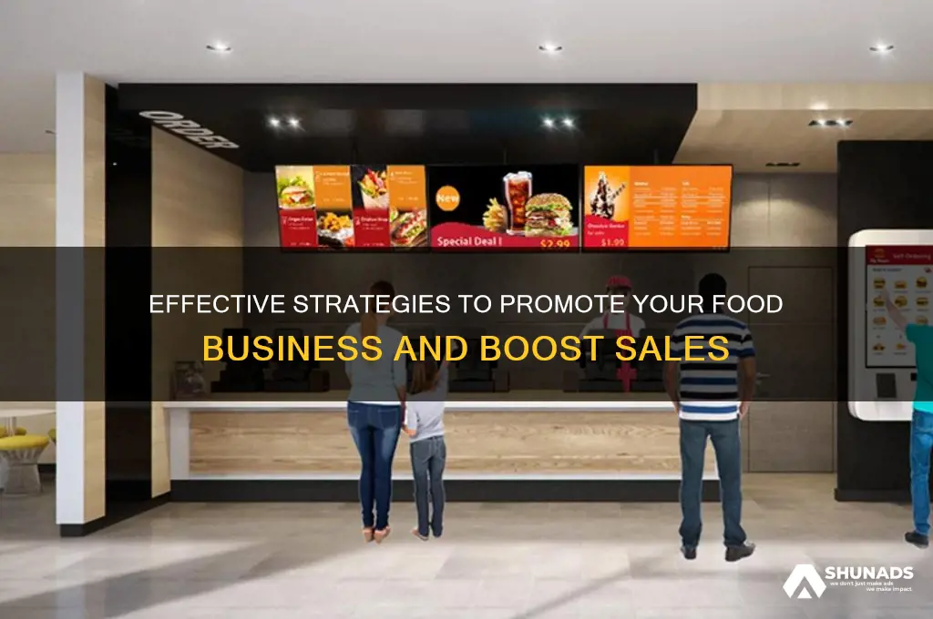 how to advertise your food business