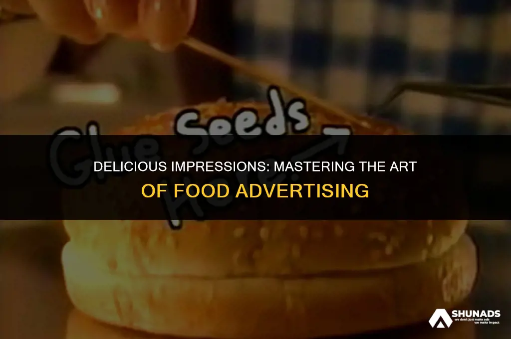 how to advertise your food
