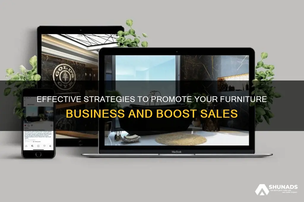 how to advertise your furniture business