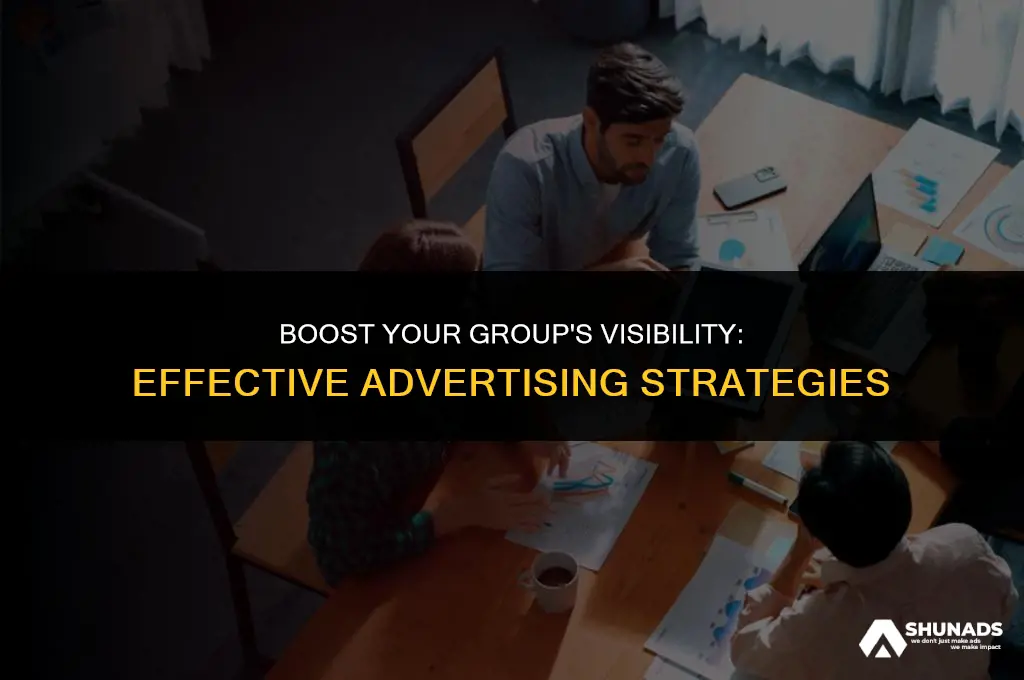 how to advertise your group